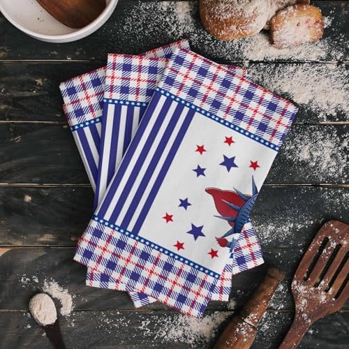 Durable Soft Kitchen Towels for Independence Day