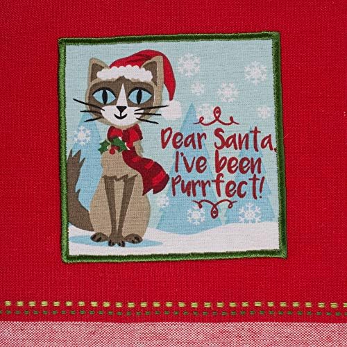 Cozy Holiday Kitchen Towels for Dog and Cat Lovers