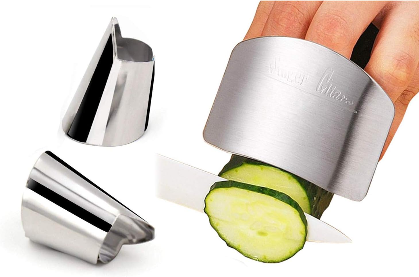 Stainless Steel Finger Protector Kitchen Safety Tool