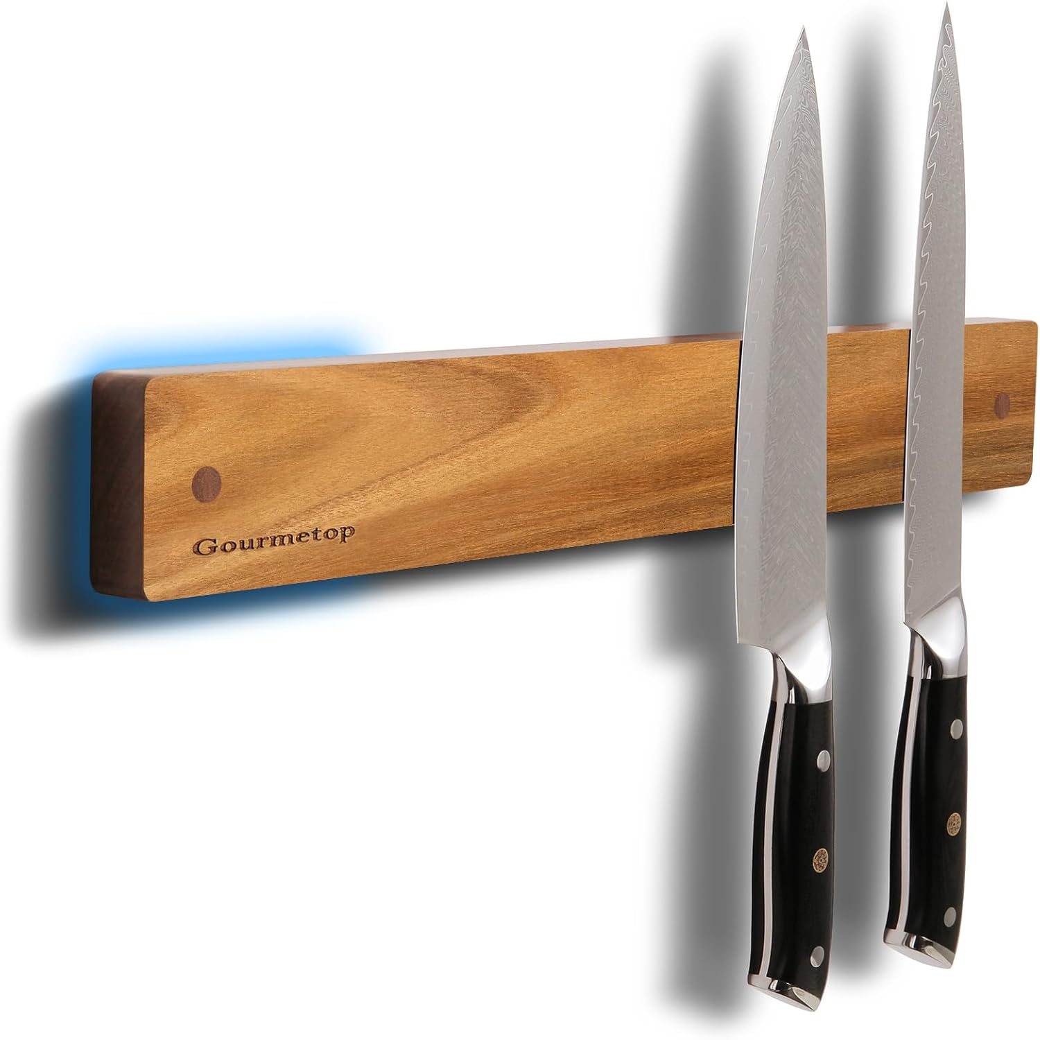 Strong Magnetic Knife Holder for Walls Gourmetop - Durable Easy to Install