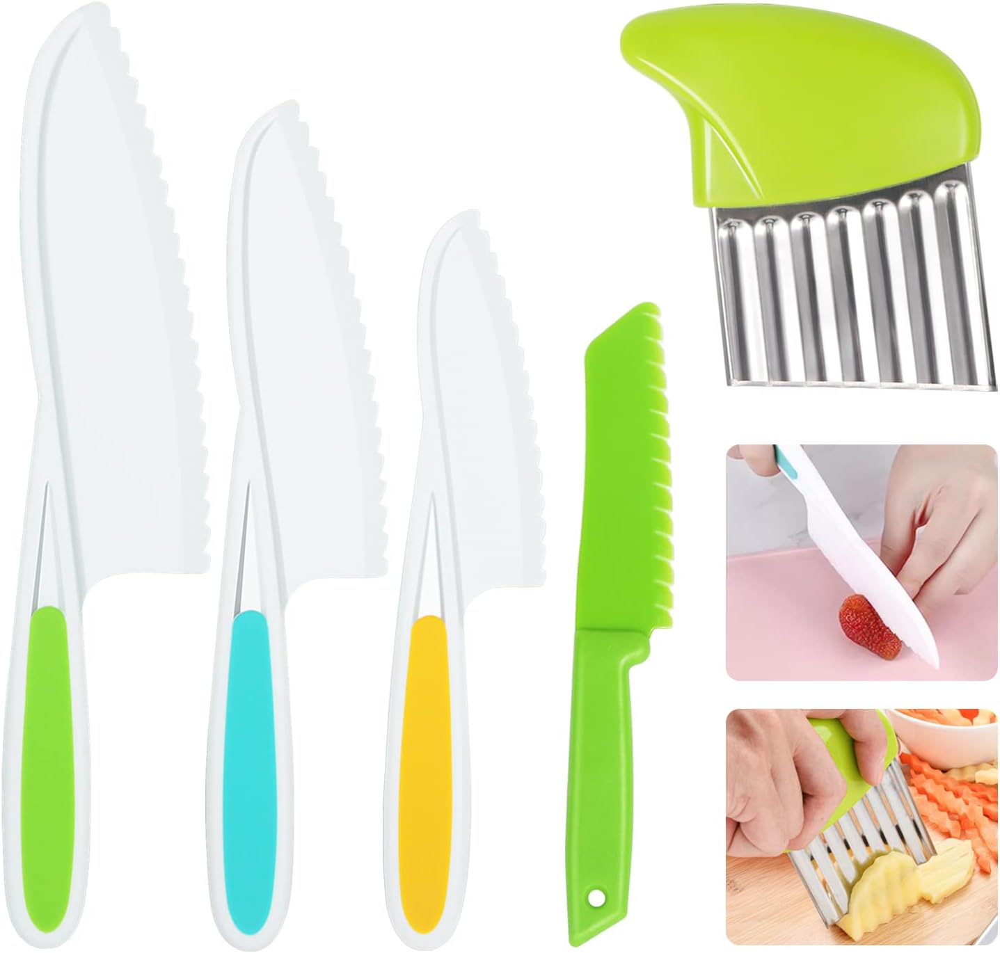5-in-1 Safe Knives Set for Kids