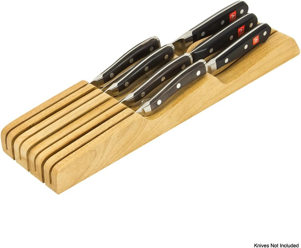 Effortlessly Organize Your knives with the Wsthof 7-Slot Knife Storage
