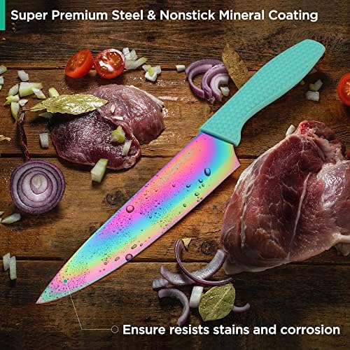Rainbow Kitchen Knife Set