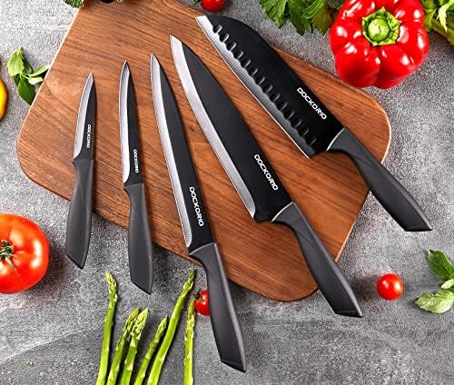 19-Piece Kitchen Knife Set with BlockCompact Durable Design