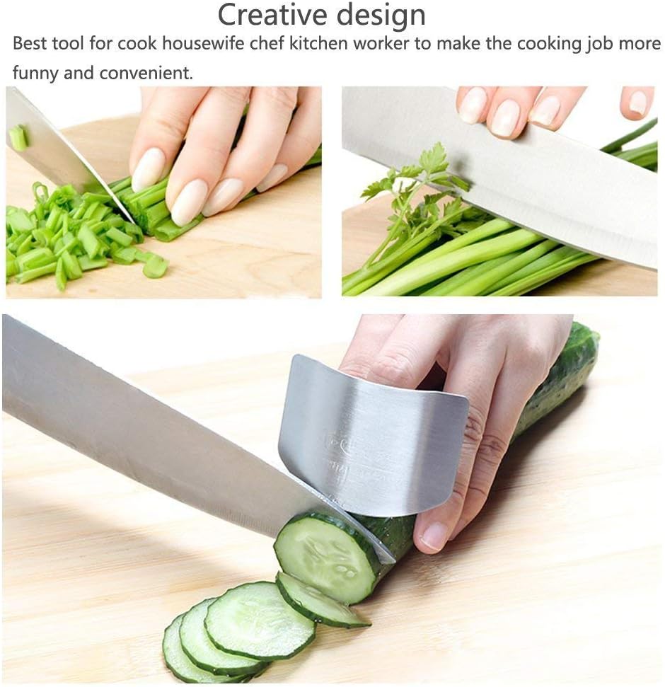 Stainless Steel Finger Protector Kitchen Safety Tool