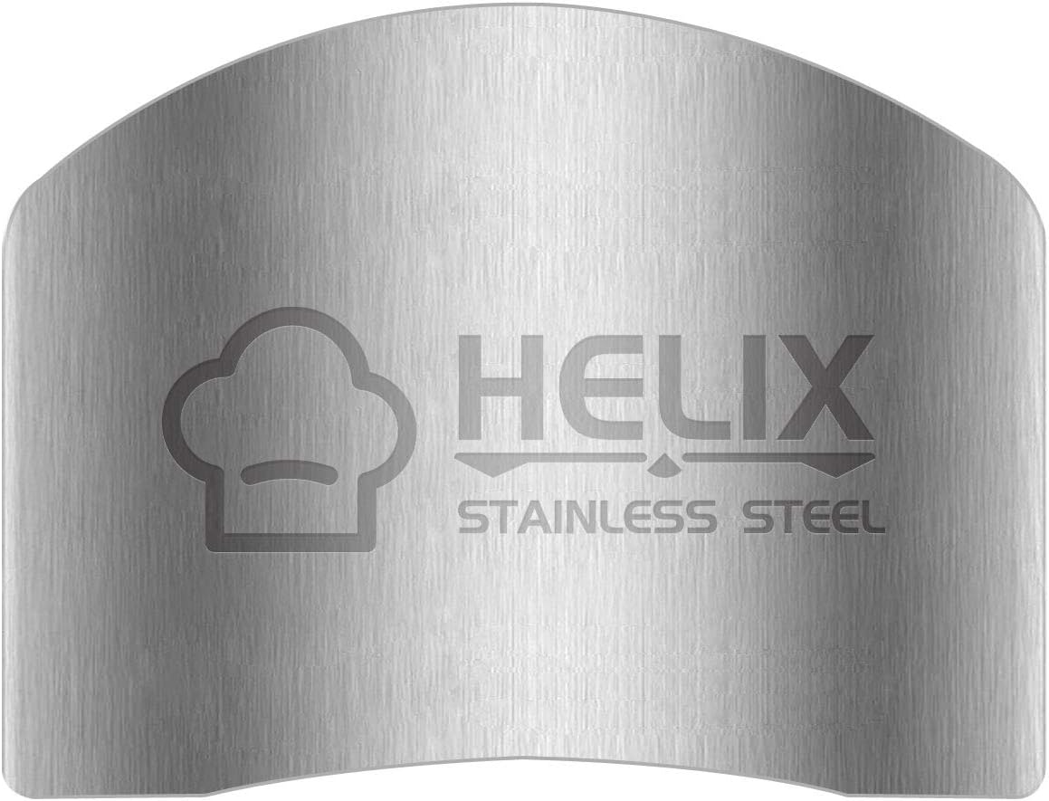 2-Piece Stainless Steel Finger Guards for Safety in the Kitchen