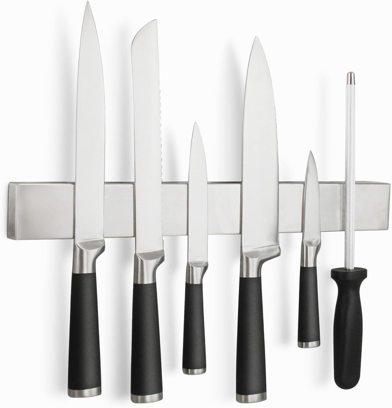 Professional 16 Magnetic Knife Strip Stainless Steel Durable Kitchen Organizer