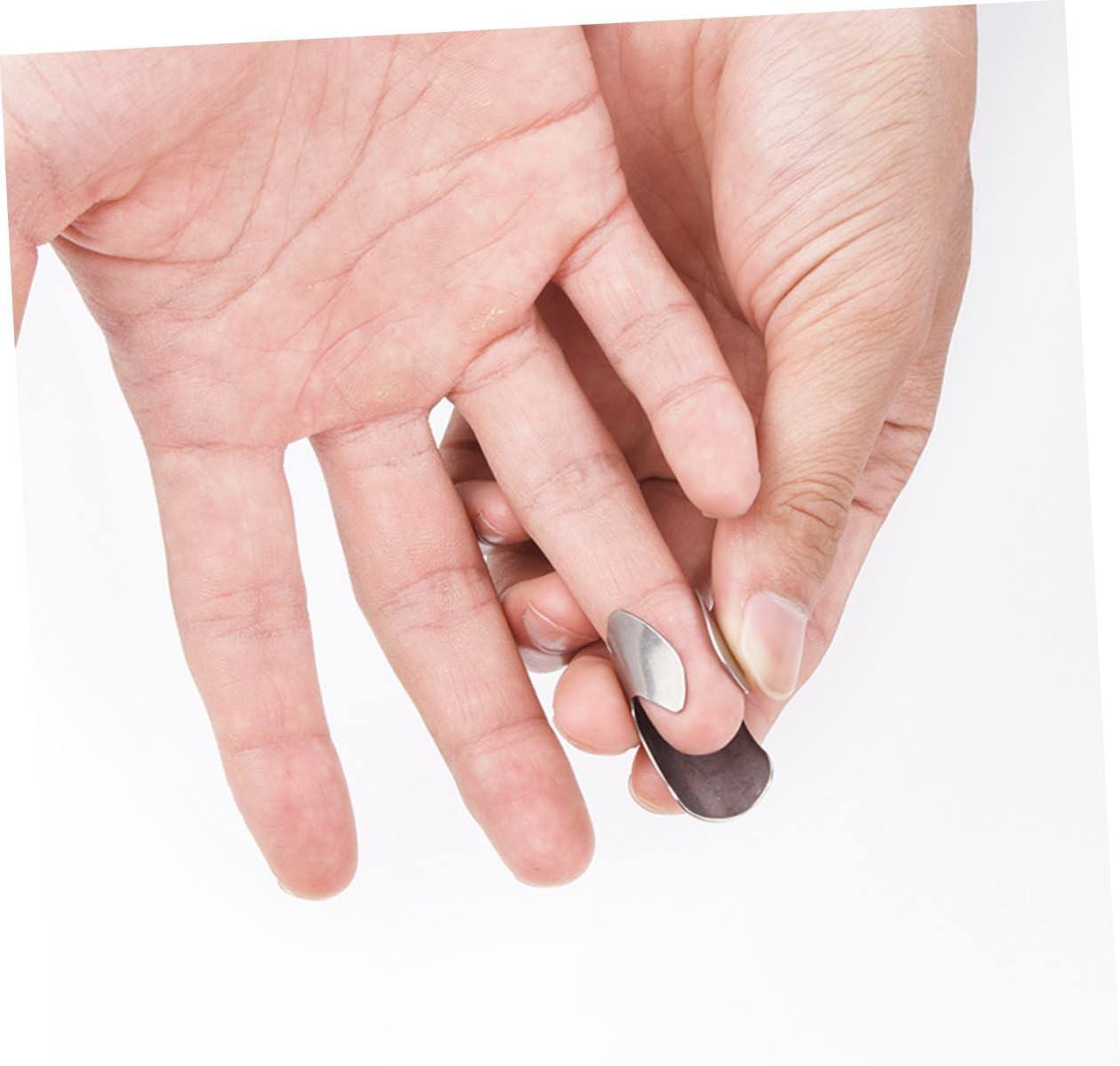 Alipis 4-Piece Stainless Steel Finger Protectors for Safe Kitchen Use