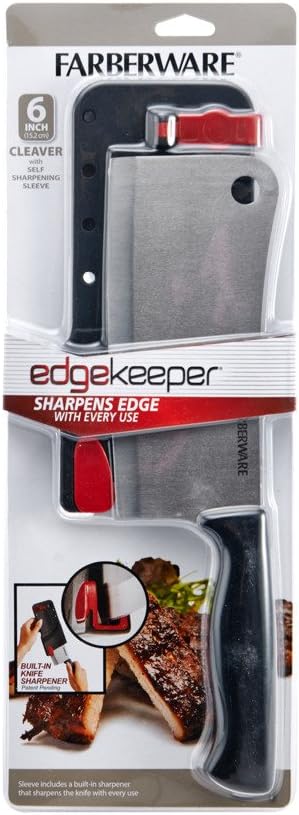 Farberware 6-Inch Meat Cleaver Black
