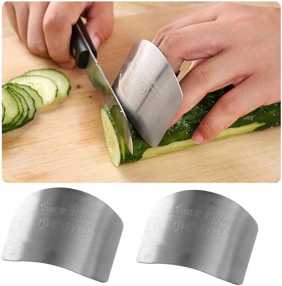 Stainless Steel Finger Guard for Safe Kitchen Use