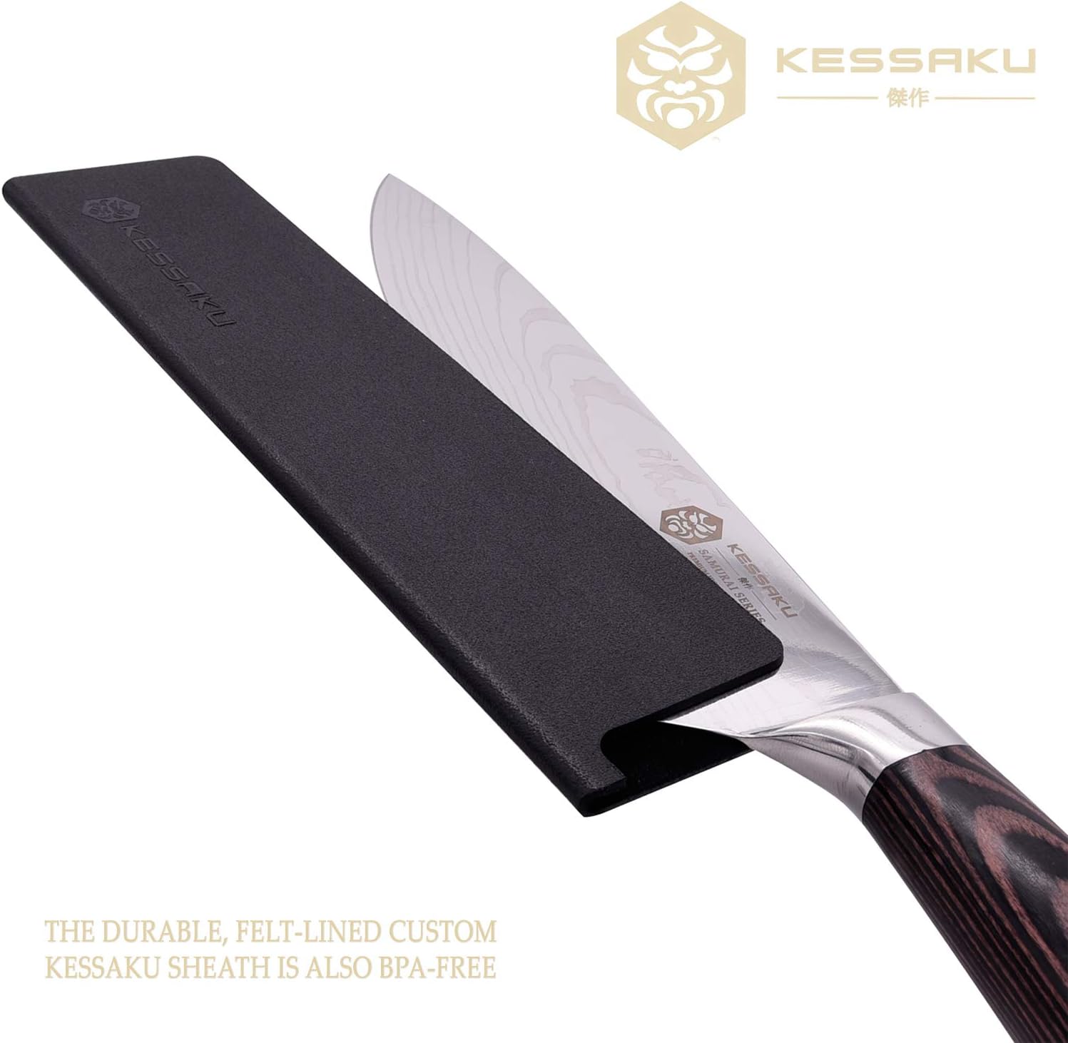 KESSAKU Sheath Set - 9 Piece Universal BPA-Free Knife Protection