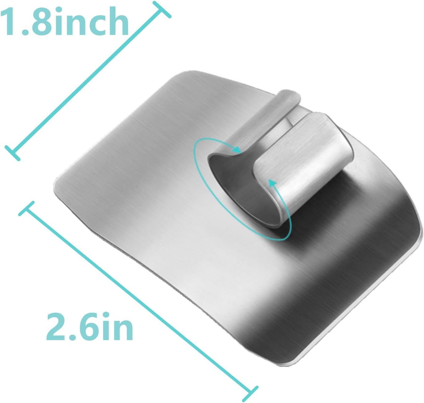 Safety-First Stainless Steel Finger Guards for Kitchen Use