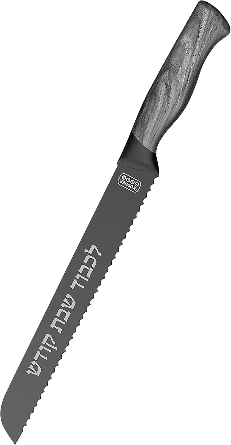 The Kosher Cook Premium Stainless Steel Challah Bread Knife