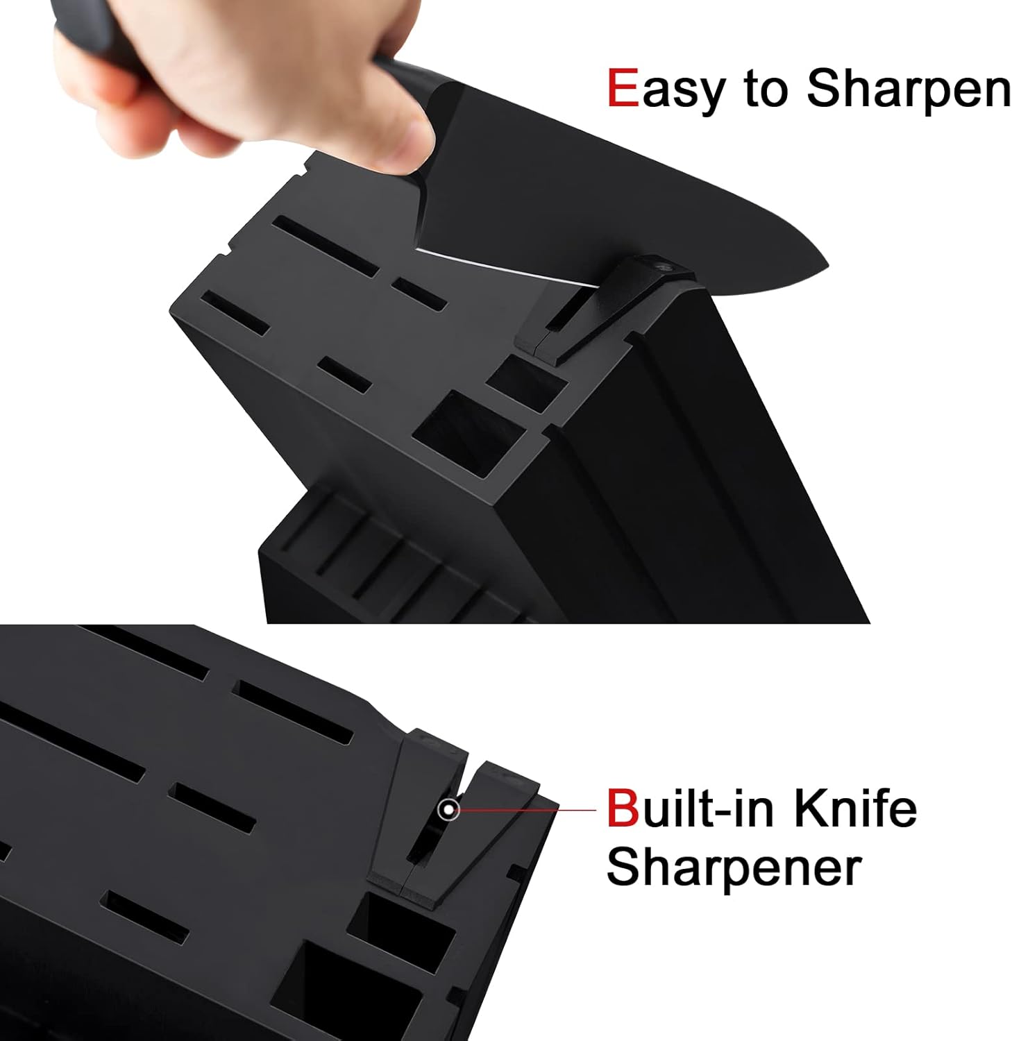 15-Piece Kitchen Knife Block Set