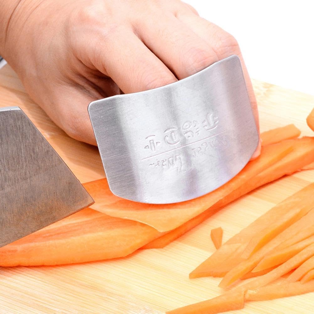 Stainless Steel Finger Guard for Safe Kitchen Use