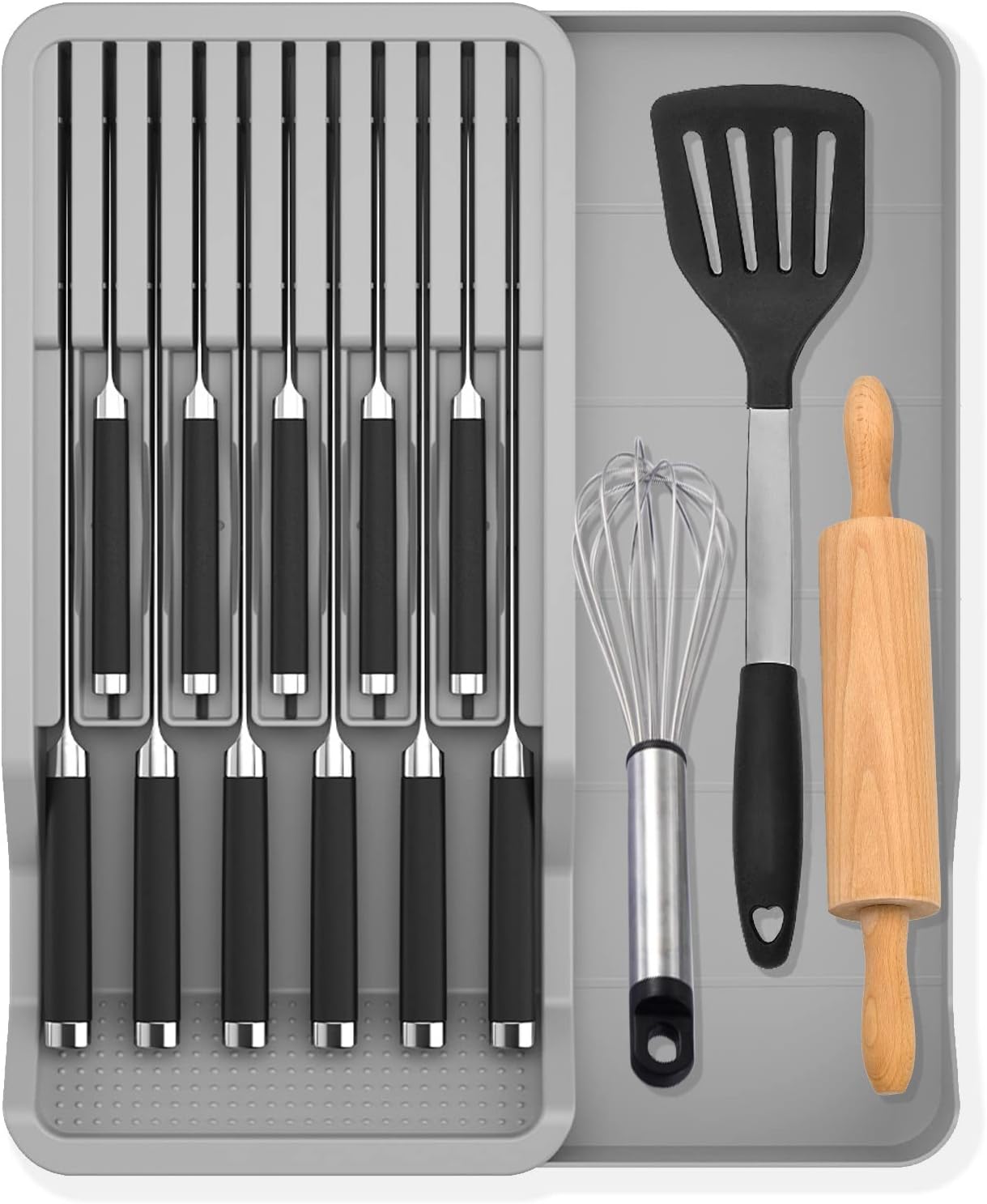 11-Knife Expandable Knife Holder Validates Kitchen Storage Needs