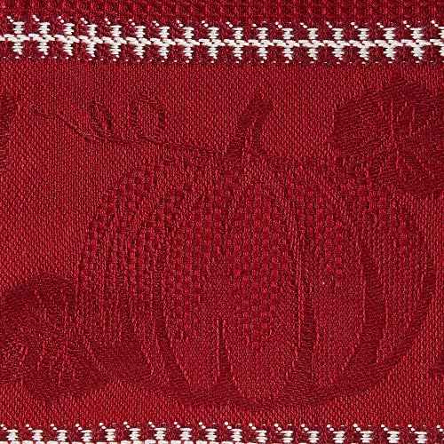 DII Fall Harvest Redwood Dishtowel Set 18x28 3 Piece