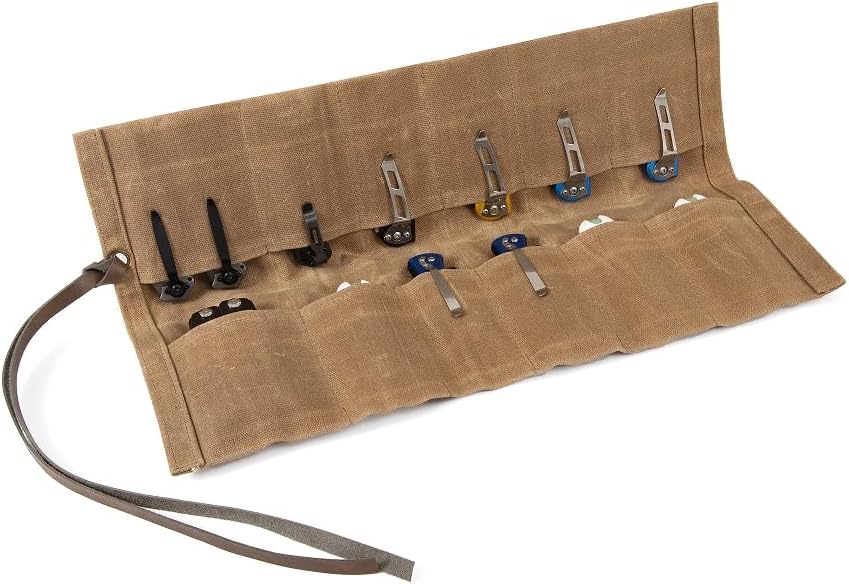 12 Slot Minimalist Folding Knife Holder
