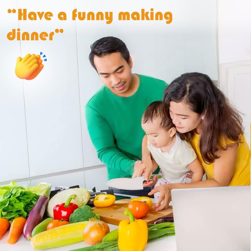 5-in-1 Safe Knives Set for Kids
