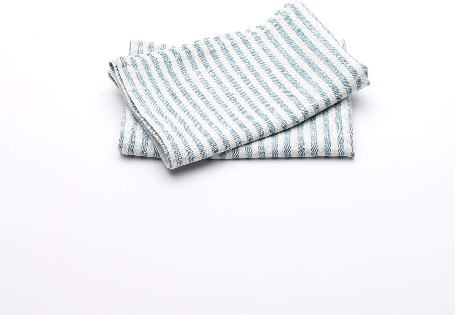 Marine Blue Linen Towels Brittany 18x26 Set
