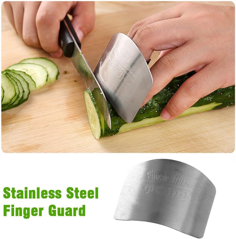 Stainless Steel Finger Guard for Safe Kitchen Use