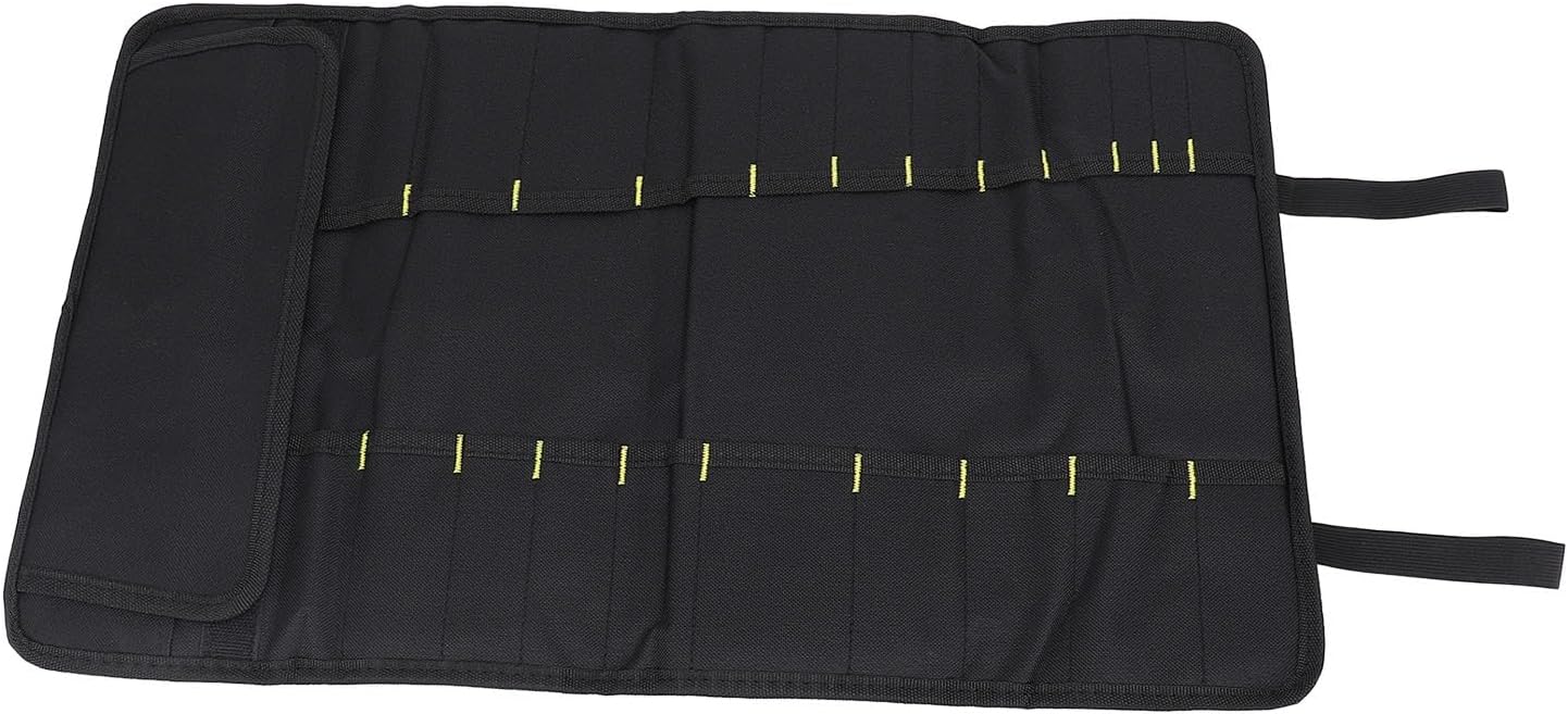 Versatile Chef Knife Roll Bag 20 Slots Canvas Knives Holder