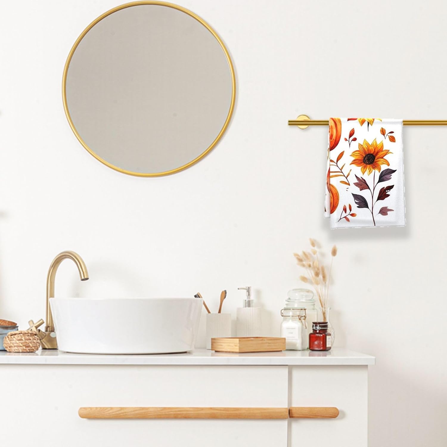 Oeught Fall Kitchen Towels