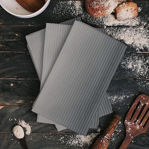 ZOE GARDEN Blue Grey Geometric Kitchen Towels 2-Piece Set