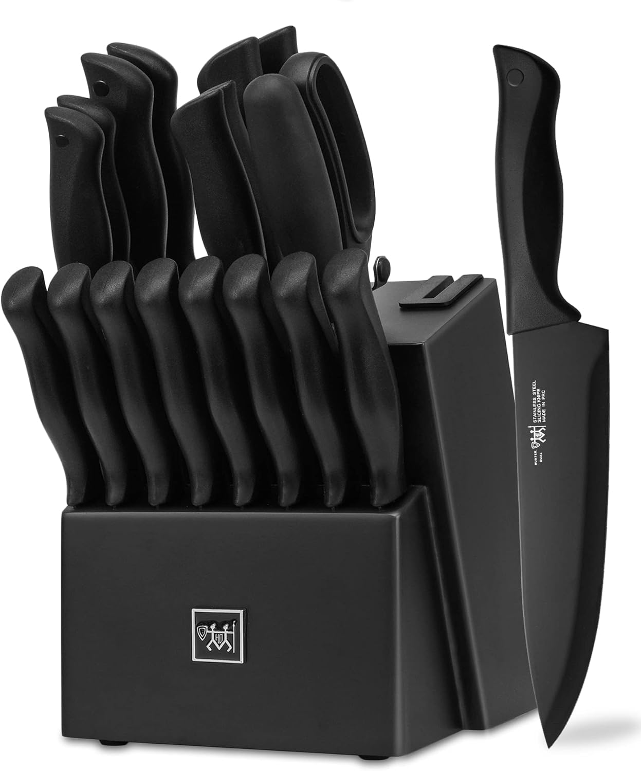 HUNTERDUAL 19 Pcs Kitchen Knife Set for Home Use
