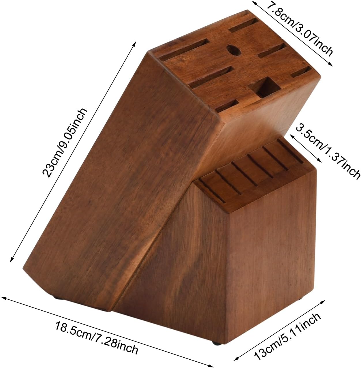 10-Piece Kitchen Knife Block for Organization