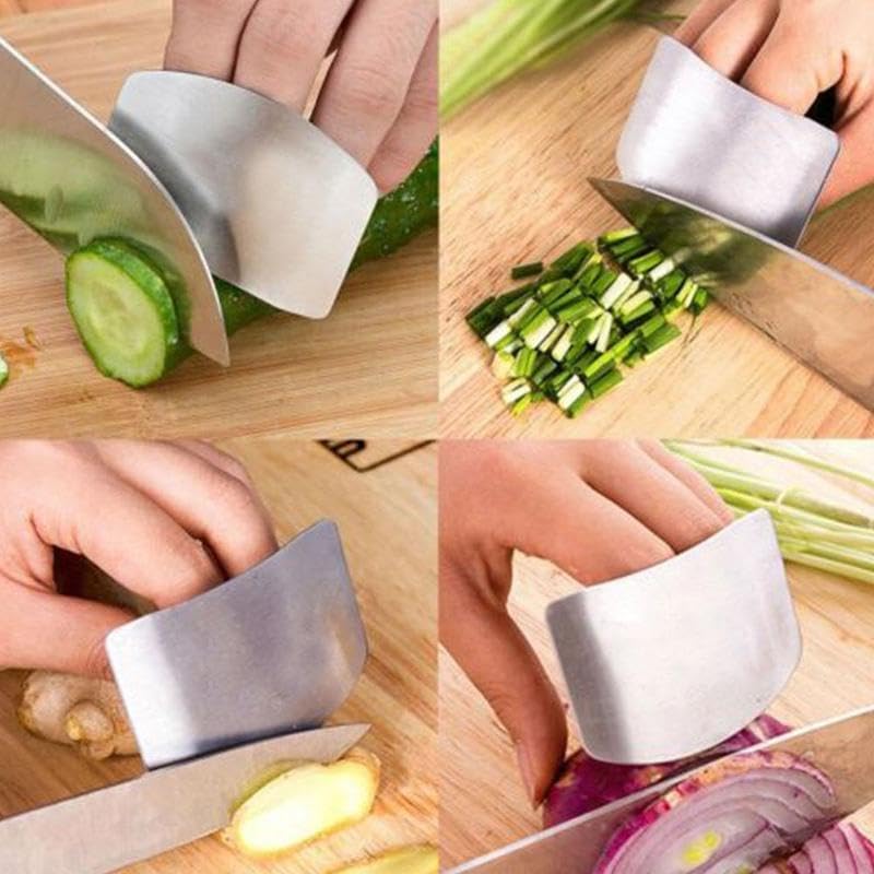 Stainless Steel Finger Guard for Safe Kitchen Use