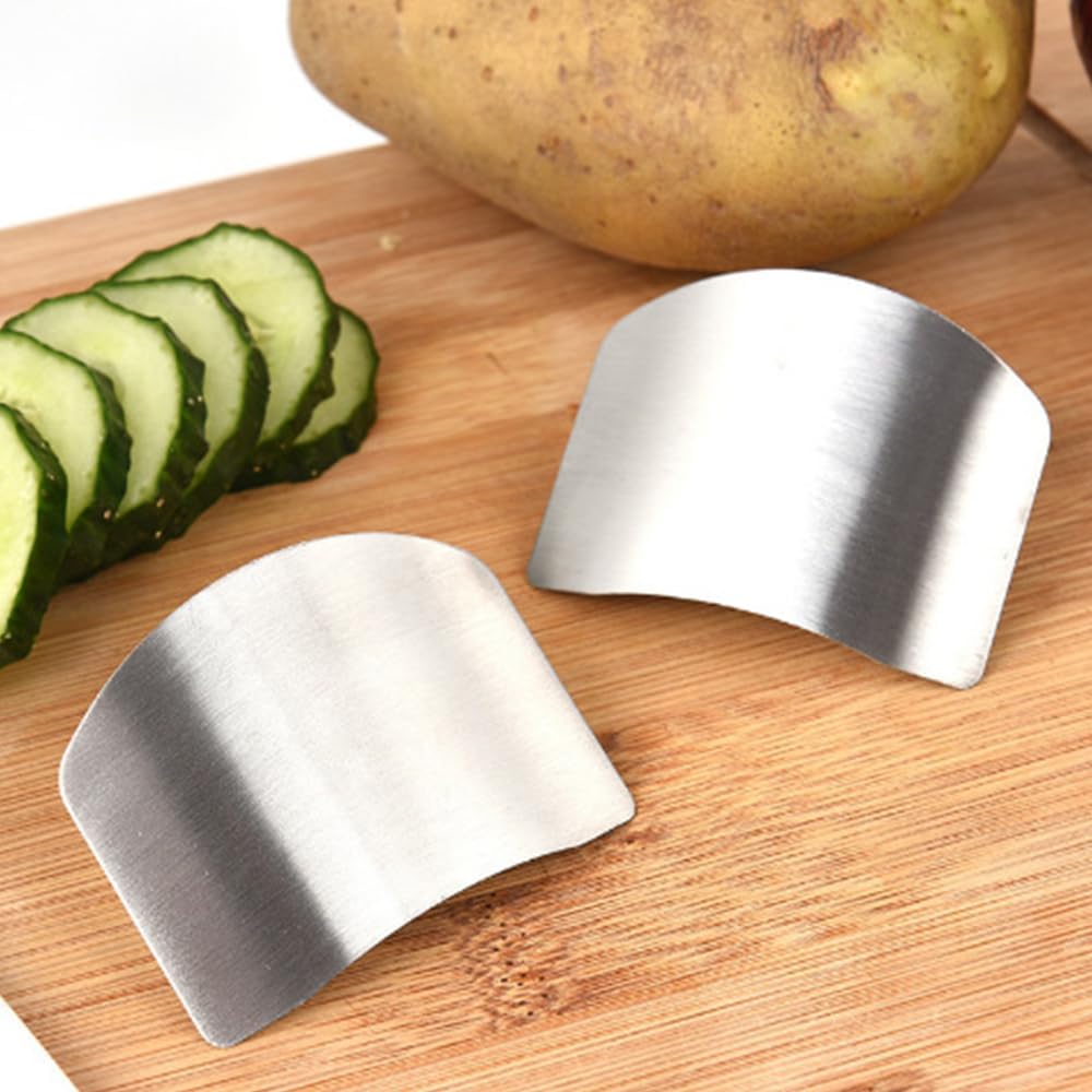 Stainless Steel 4-Piece Cutting Guards for Kitchen Dicing Slicing