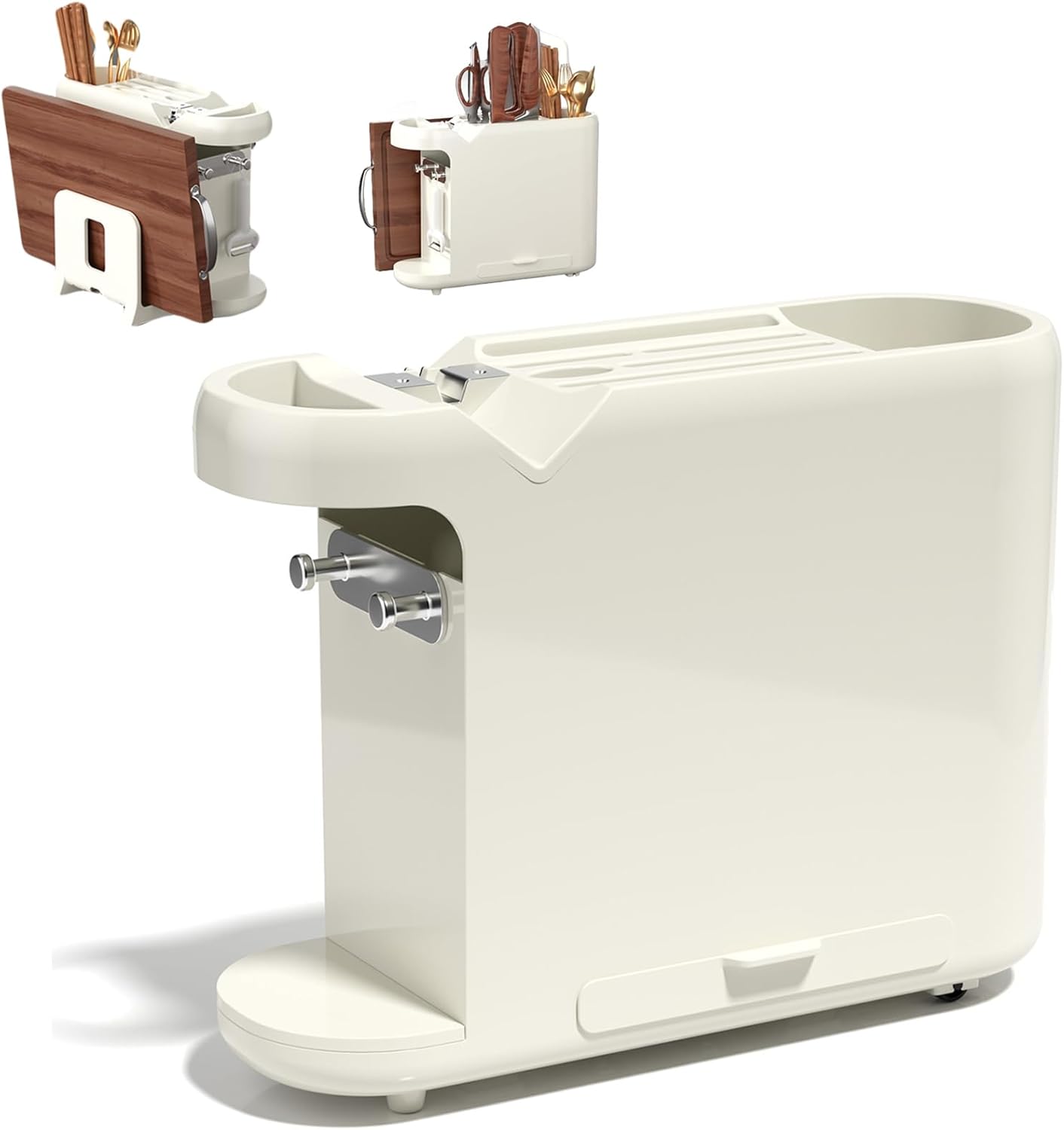 Multi-functional Chopstick HolderDryer Organizer White