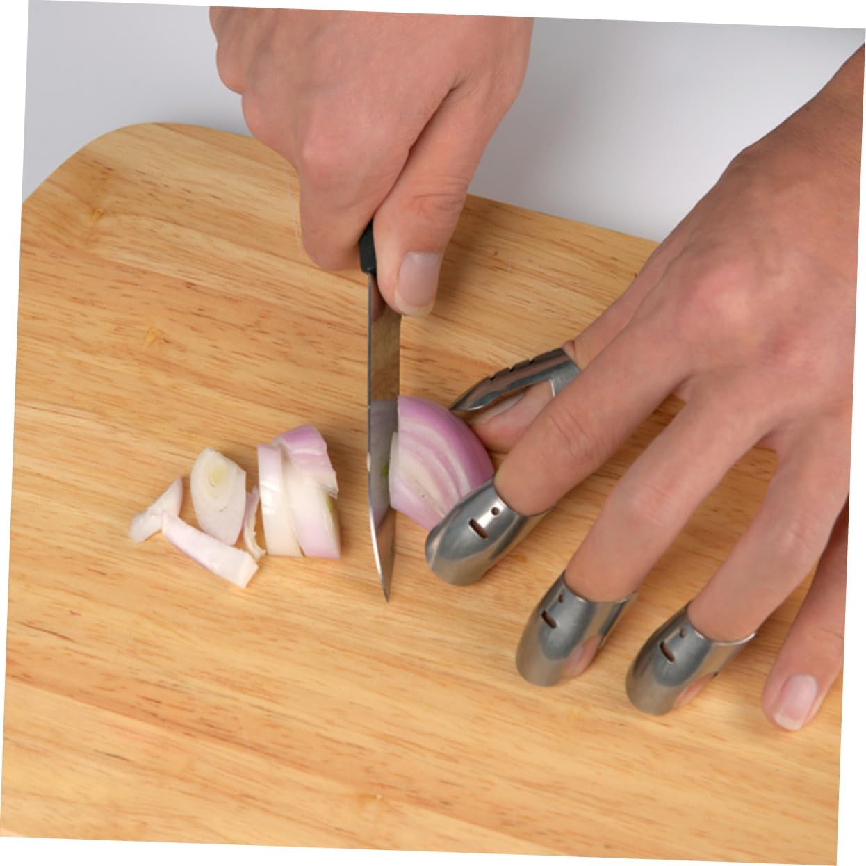Cabilock 4-Piece Stainless Steel Finger Protectors