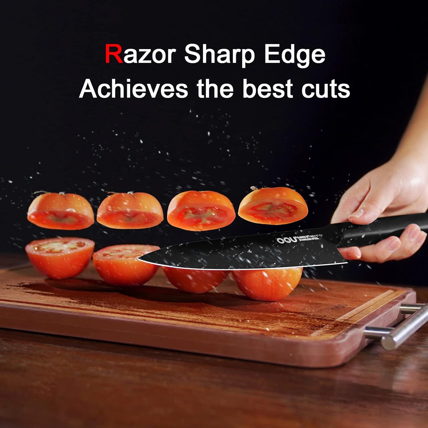15-Piece Kitchen Knife Block Set