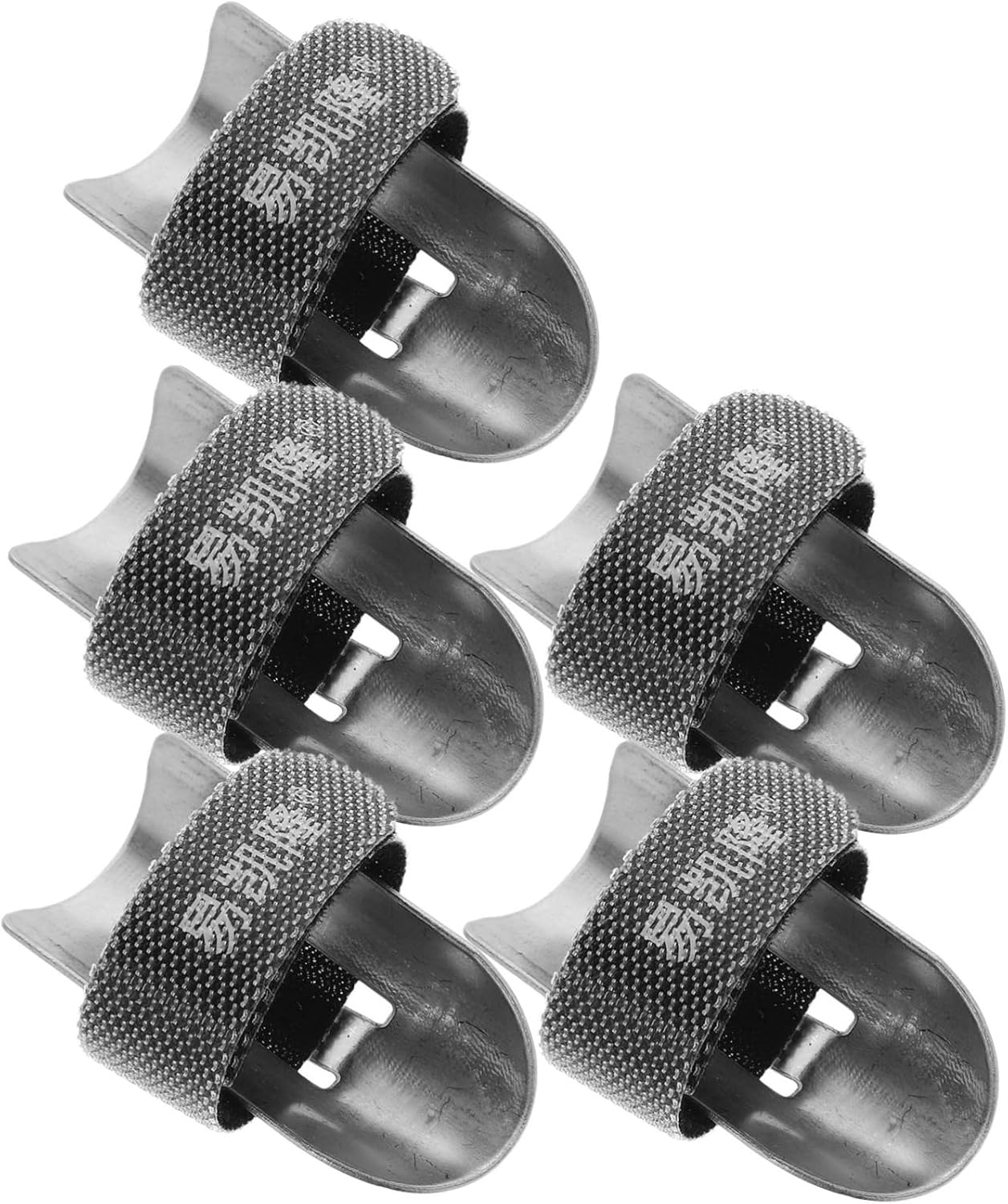 Stainless Steel Finger Protectors 5-Piece Set for Cutting and Slicing