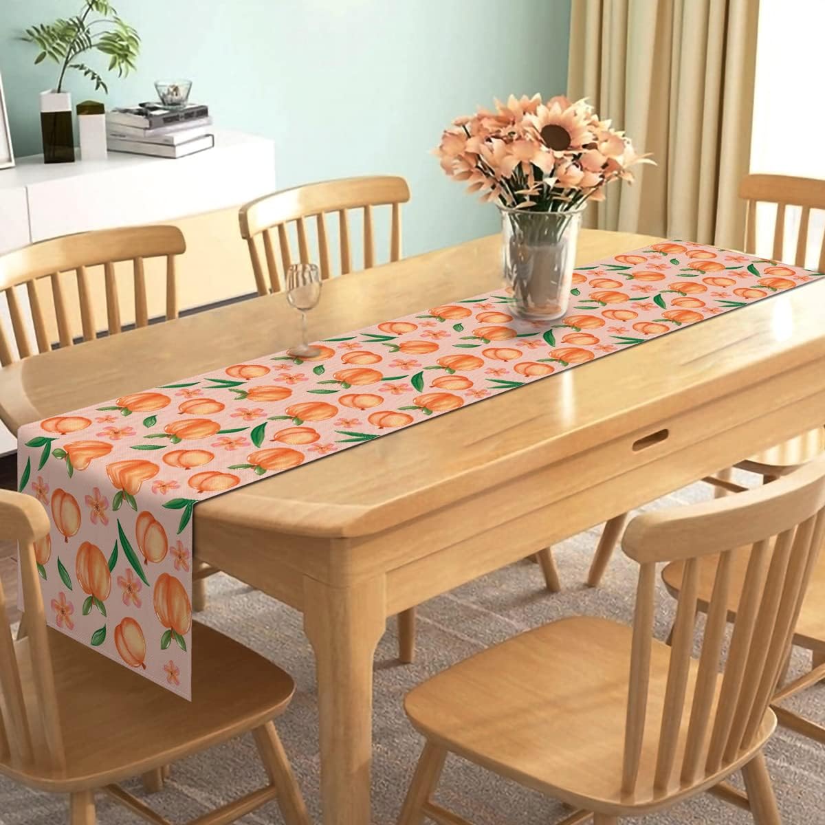 Peach Table Runner - Summer Satisfaction