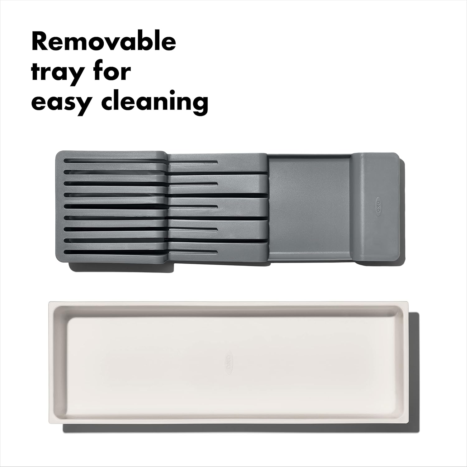 OXO Good Grips Kitchen Drawer Knife Organizer White