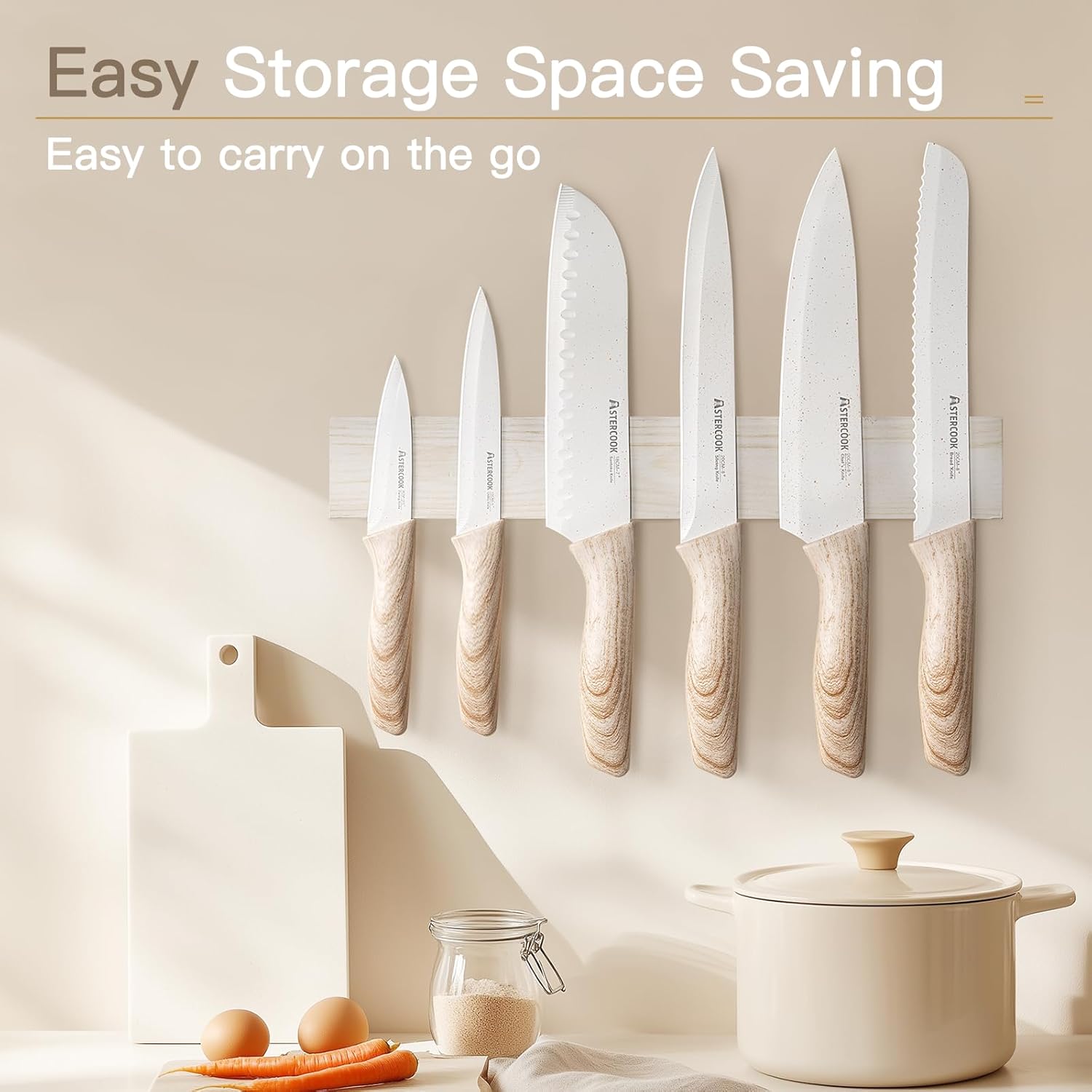 Astercook 13-Piece Kitchen Knives Set