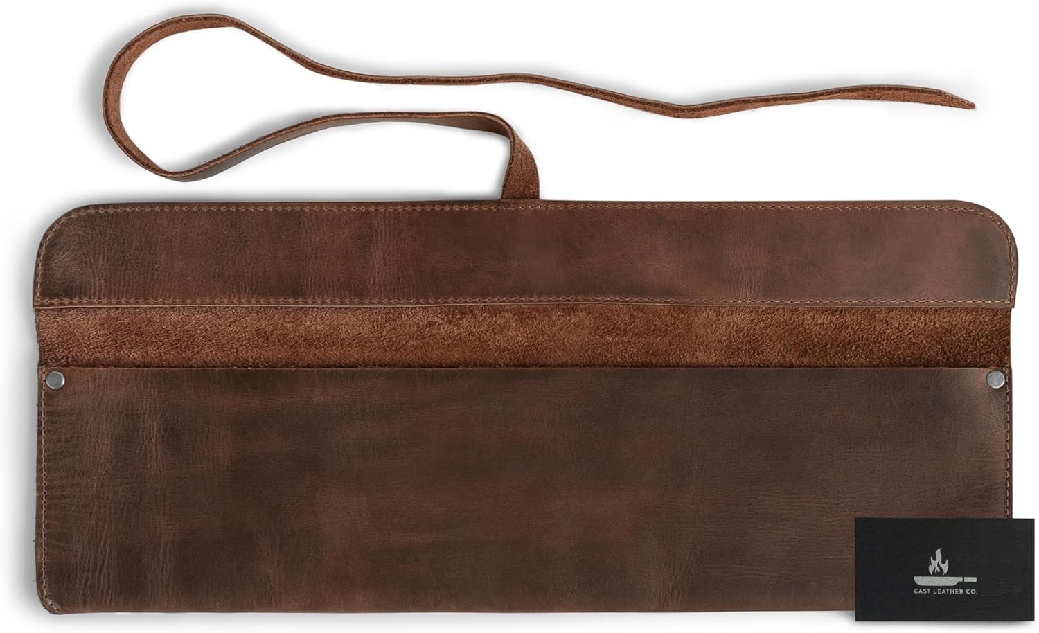 Cast Leather Co Handmade Full Grain Leather Knife Case