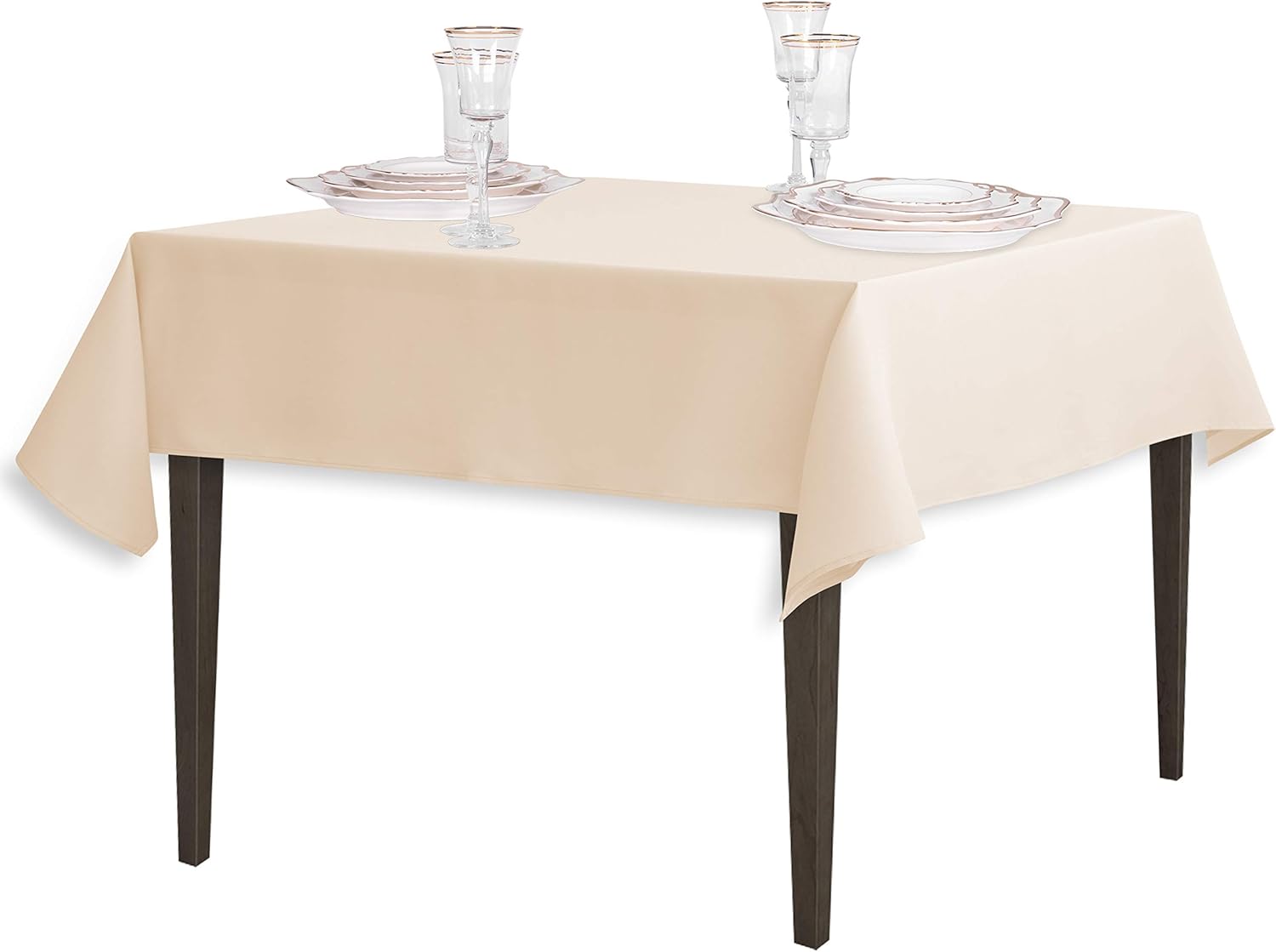 Versatile 54x54-Inch Polyester Tablecloth