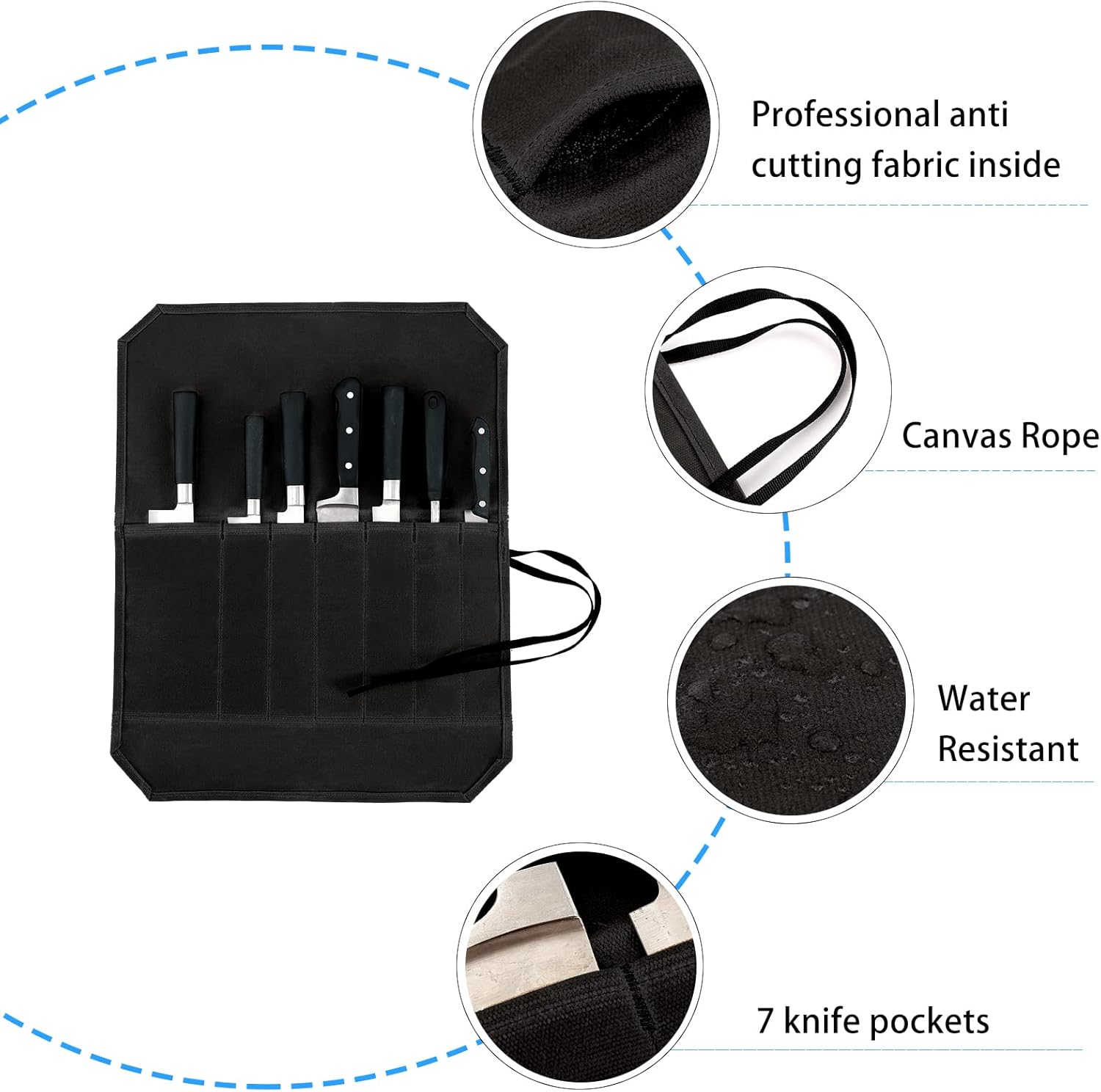 Kinetic Edge Chefs Knife Roll Case