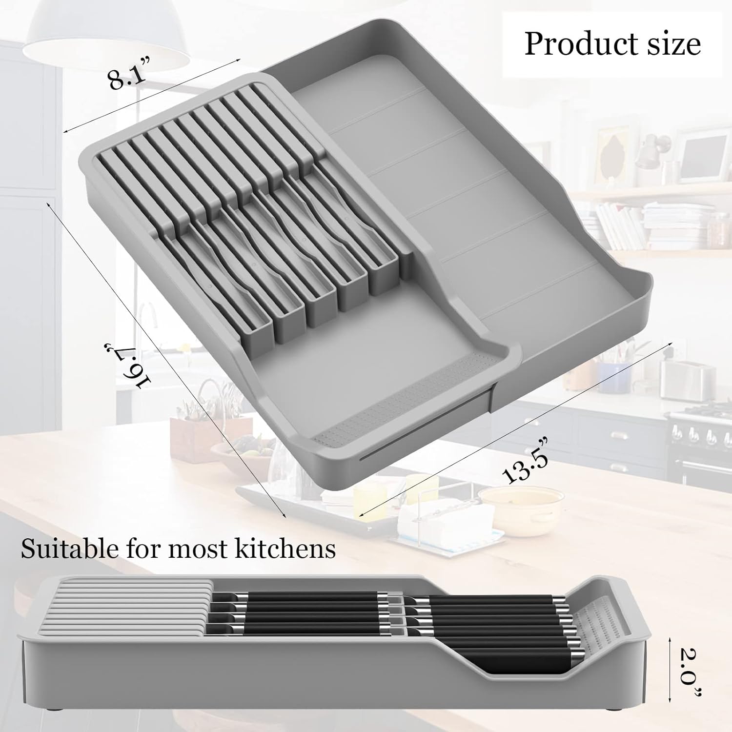 11-Knife Expandable Knife Holder Validates Kitchen Storage Needs