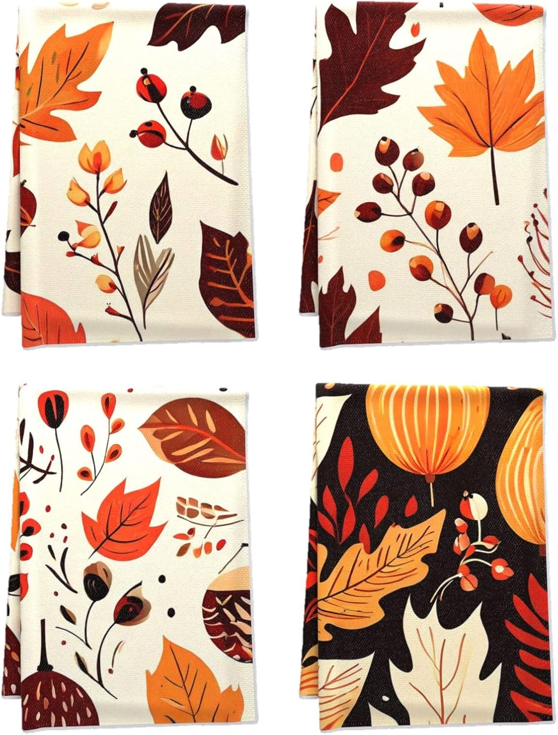 Rustic Fall Kitchen Towels Set