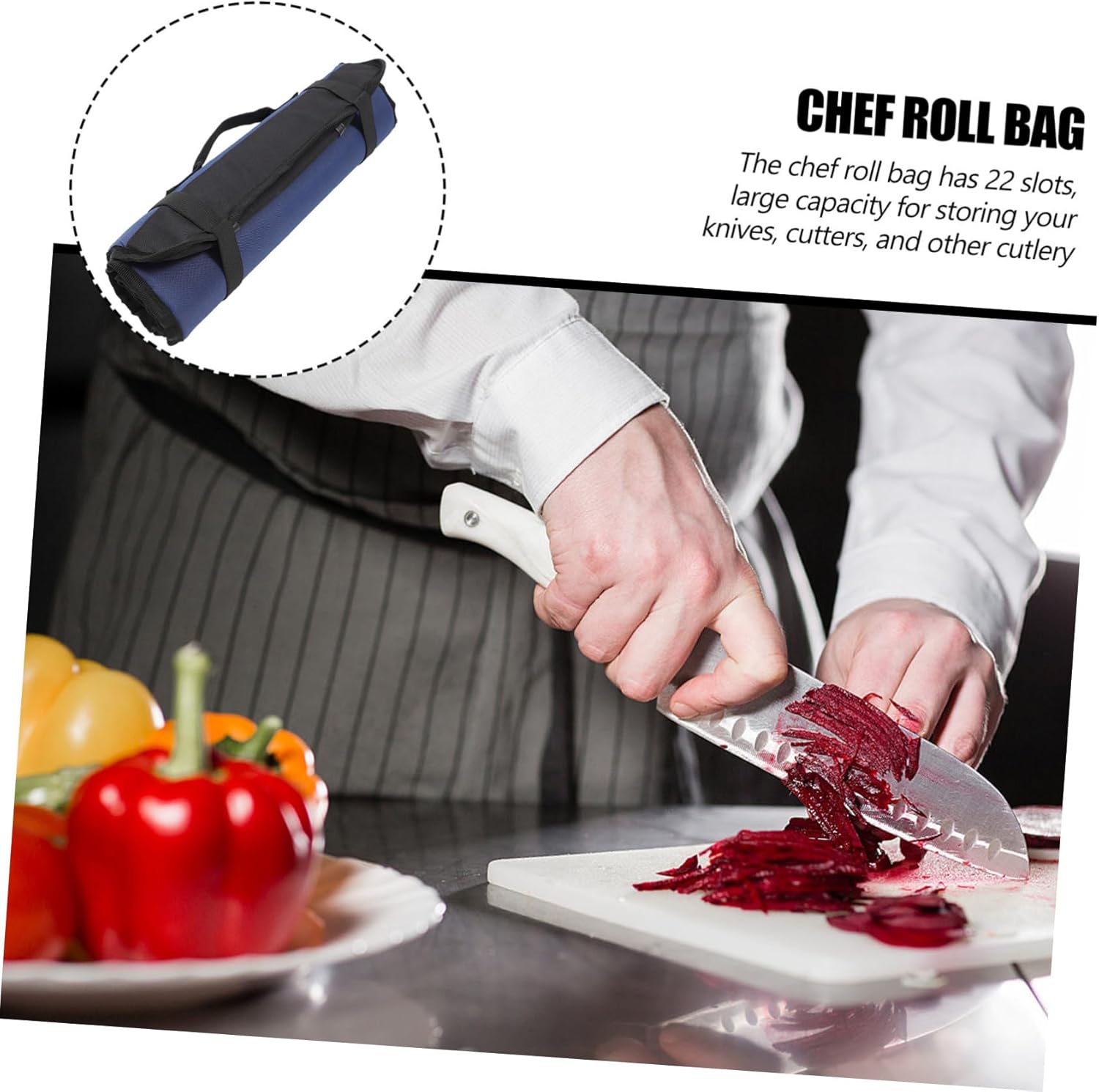 HOLIDYOYO 22-Slot Travel Knife Bag