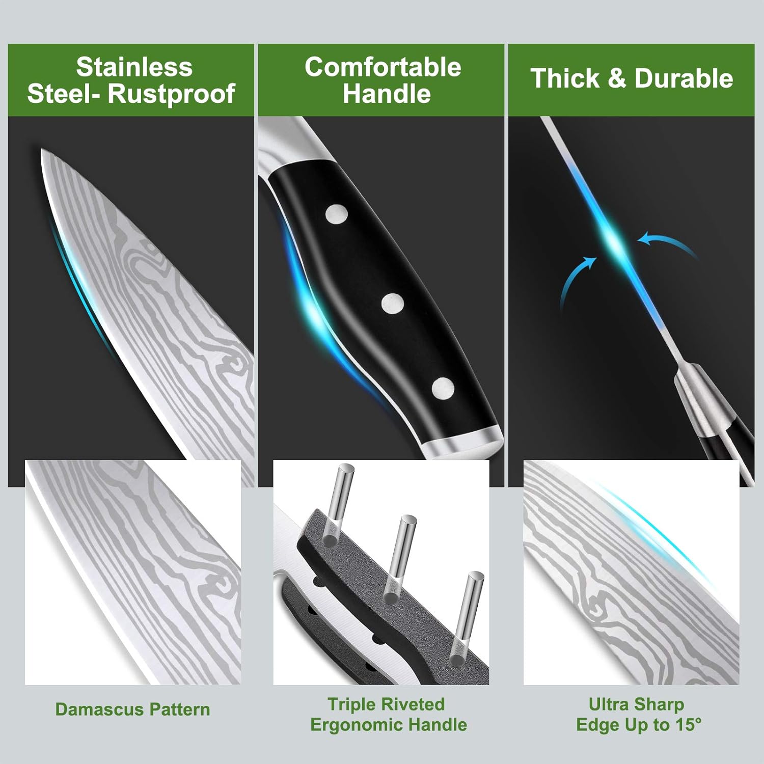 Versatile 23-Piece Knife Set
