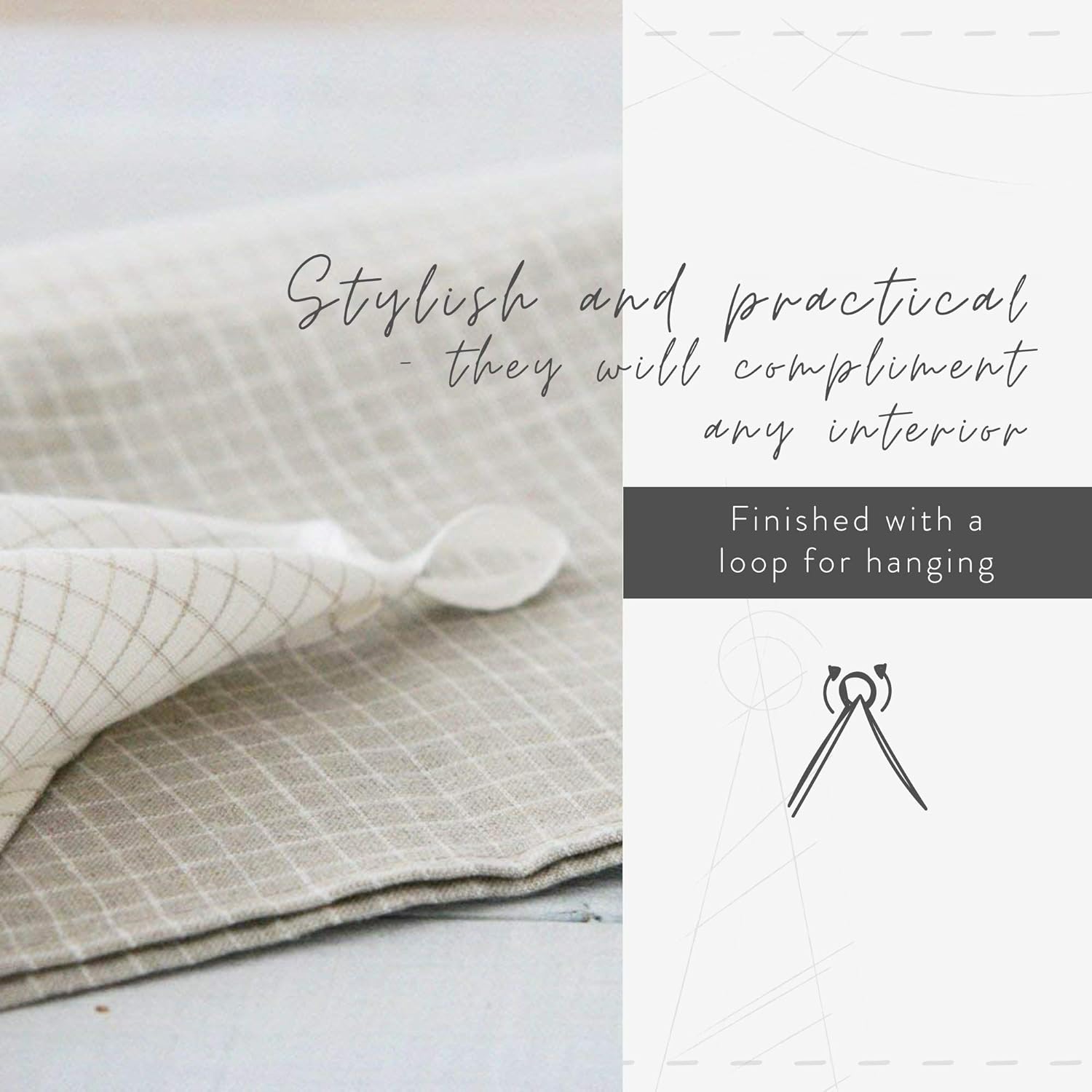 Perfect Linen Tea Towels Set of 3 Soft Eco-Friendly Daily Use