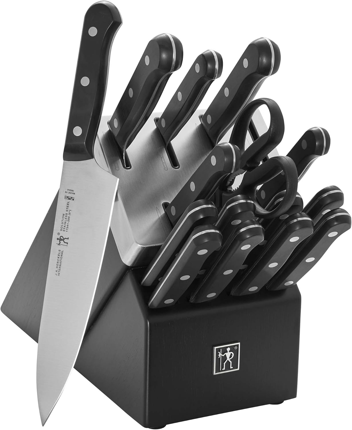 16-Piece Solution Razor-Sharp Knives Block Set