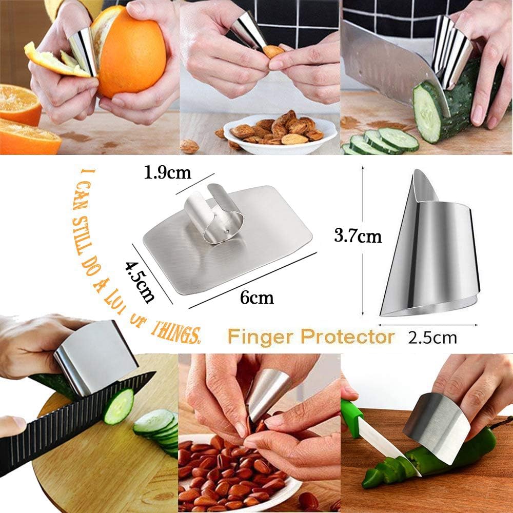Stainless Steel Finger Protector Kitchen Safety Tool