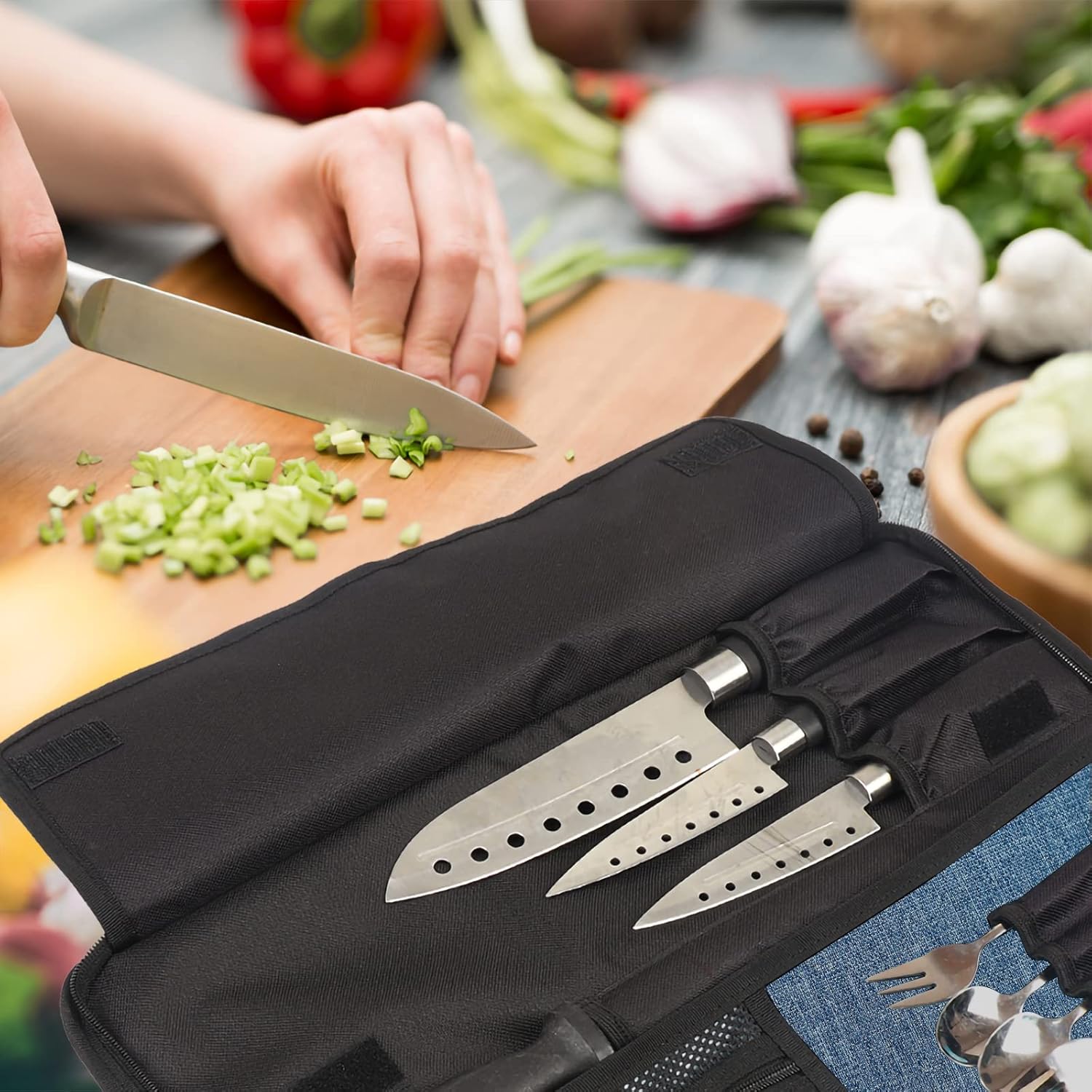 Chefs Knife Roll Bag